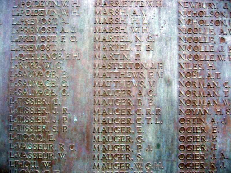 St Peter Port War Memorial